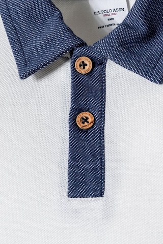 U.S. Polo Assn. Erkek Bebek 2 Li Şort T-şhirt Takım Beyaz-2258 beyaz