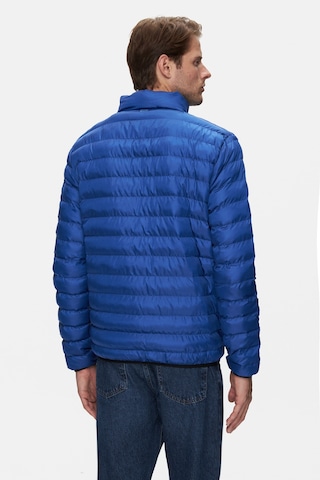 Ucla Northwın Mavi Fermuarlı Ve Cepli Polyester Standard Fit Erkek Mont Mavi