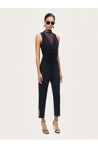 Nocturne Gold Aksesuarlı Pantolon N26yn3495 Siyah