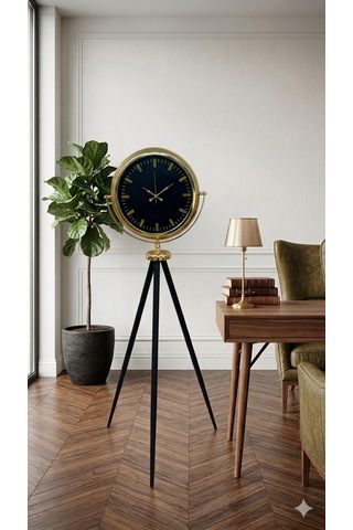 Elite Gold Tripod Ayaklı Saat