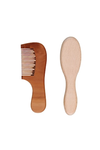 Sebi Doğal Keçi Kılı Fırça Ve Tarak Seti 72088