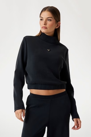 Guess Olympe Modal Karışımlı Kadın Sweatshirt V4yq05kcay2 Siyah