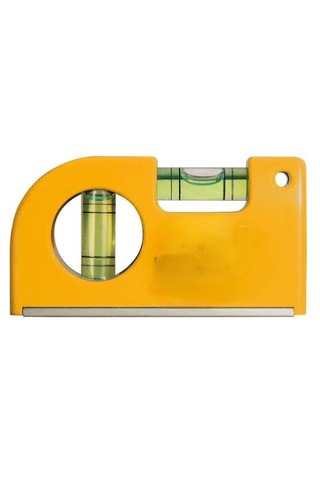 Boss Manyetik Mıknatıslı Cep Su Terazisi Kutusuz Sarı Renkli