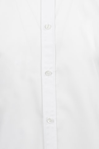 Hatemoğlu Beyaz Slim Fit Düz Slim Yaka Pamuklu Uzun Kollu Spor Gömlek 32873 4111993