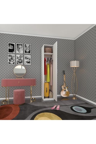 Kenzlife Gardırop 1 Kapılı Öğrenci Dolabı Tek Kapı Kasımpatı Byz 180 35 42 Byz Gardolap Dolap Ofis