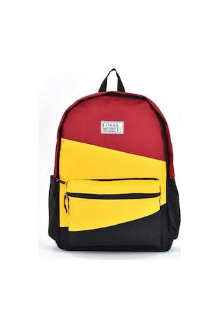 Fossil Unisex Çok Gözlü Günlük Seyahat Okul Sırt Çantası Sarı 9507