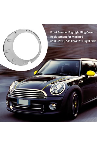 Youmex Mini R56 2009-2013 Abs Ön Tampon Sis Farı Halkası Kapağı Yedek Parça - Sağ Taraf