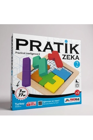 Redka Pratik Zeka 2 Ahşap Akıl Ve Mantık Oyunu - Eğitici Puzzle