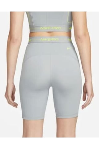 Nike Pro Dri-fıt Essential Novelty High-rise 7n Kadın Şort Gri