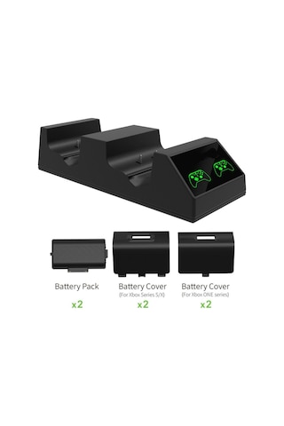 Led Göstergeli Xbox Xbox Series S/x Controller 800mah Pilli Joystick Şarj Stand-tyx-1817x