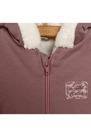 Bebbek Little Cutie Welsoft Detaylı Yelek Leylak