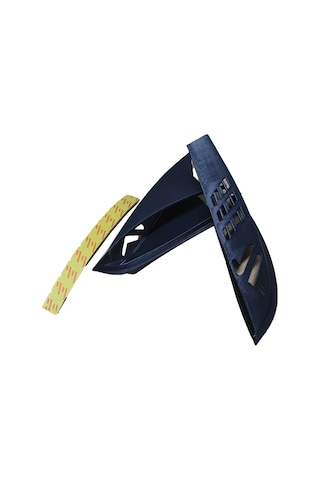 Motospartan Kask Boynuzu Siyah Yarışçı Tipi