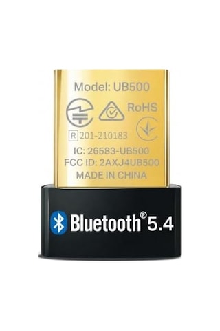 Tp-lınk Ub500 Bluetooth 5.4 Nano Usb Adaptör, Pc Notebook Laptop İçin Mini Bluetooth V5.4 Dongle, Ku