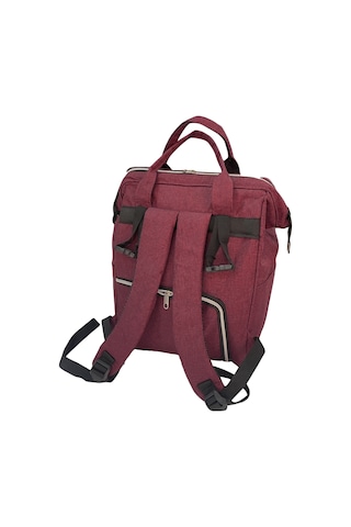 Nenny Baby Anne Bebek Bakım Sırt Çantası Bordo Bordo