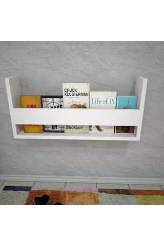 Emkawood Emkawood Dream Montessori Asma Kitaplık Beyaz