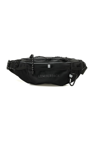 Lumberjack Reflector Black Waıst 5pr Siyah Unisex Bel Çantası Siyah