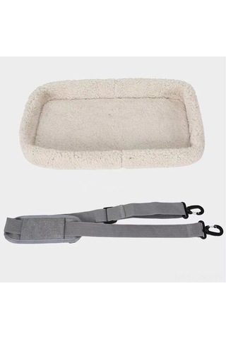 Samdoo Küçük Boy Gri Evcil Hayvan Taşıyıcı Çanta: Nefes Alıcı Köpek Kedi Seyahat Çantası, Araç Uyumlu, Askılı Ve Yumuşak Yastık İle