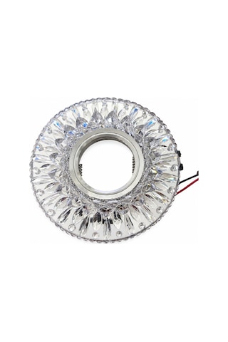 2 Adet Noas Yl65 1777 Athena Led Çerçeveli 4000k Kristal Cam Spot Beyaz