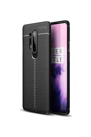 One Plus 8 Pro Kilif Zore Niss Silikon Kapak-Siyah 525304444