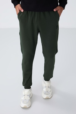 Tommy Life Haki Klasik Cepli Standart Kalıp Manşetli Erkek Eşofman Alt - 84652 Haki