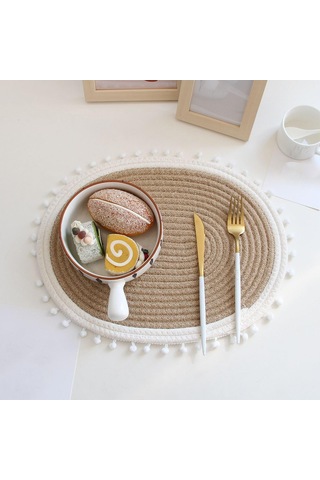 Homyl Tatil Festivali Fotoğraf Sahne Için Coaster Beyaz-oval Beyaz Oval Beyaz