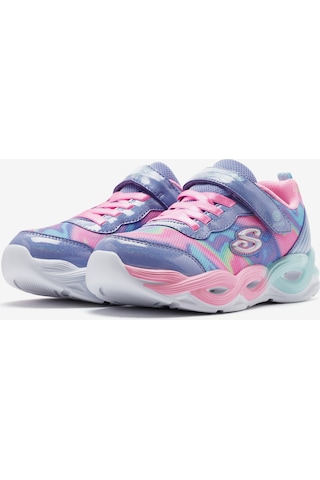 Skechers Twisty Glow - Sorbet Swirl Büyük Kız Çocuk Mavi Spor Ayakkabı 303716l Pwmt Mavi
