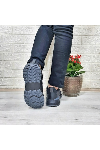 M.p. 1642 Siyah Memoryfoam Rahat Kaydırmaz Spor Ayakkabı Siyah