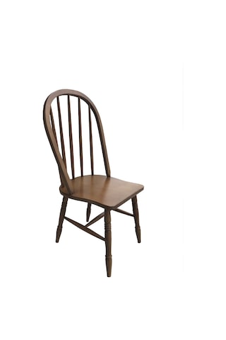 Bengimobilya Sandalye Amerikan Çıtalı Model Kayın Torna Retro Iskelet Parlak C