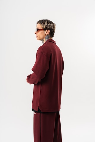 Respire Erkek Yarım Fermuarlı Modal Sweatshirt Vişne Bordo