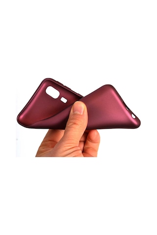 Noktaks - Samsung Galaxy A2 Core Uyumlu - Kılıf Mat Soft Premier Silikon Kapak - Rose Gold