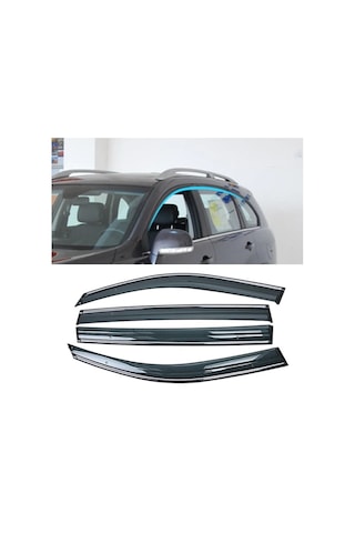 Chevrolet Captiva 2006 Sonrası Kromlu Cam Rüzgarlığı 4 Lü