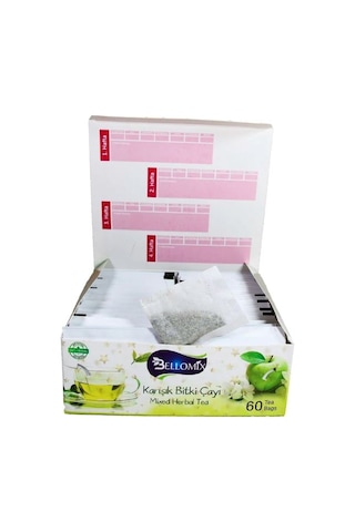 Bellomix Karışık Bitki Süzen Poşet Çay 60 x 2 G