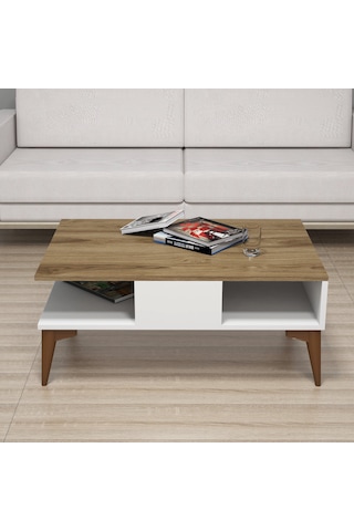 Ferniso Mobilya Orta Sehpa Çam-beyaz