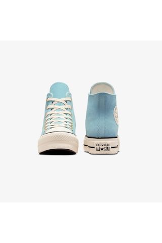 Converse Chuck Taylor All Star Lift Kadın Mavi Süet Platform Sneaker