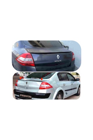 Renault Megane 2 Bagaj Üstü Spoiler Bagaj Çıtası Parlak Siyah 115