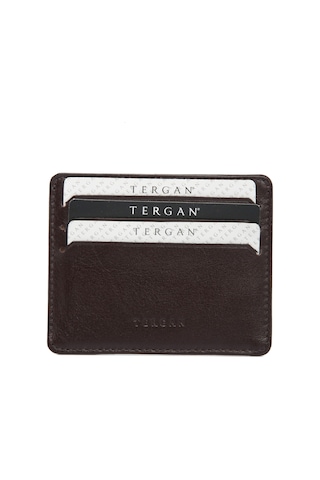 Tergan Kahve Deri Unisex Kredi Kartlık 1050B07