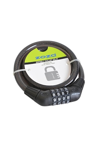 Zozo 12x100 CM Şifreli Kilit Siyah