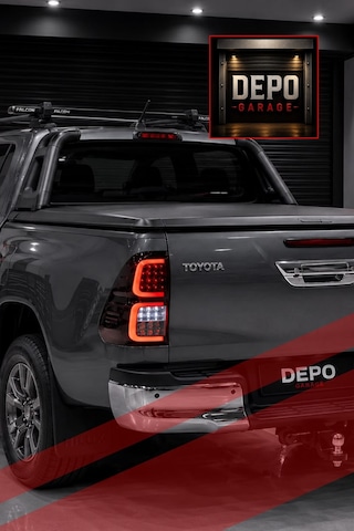Toyota Hilux Revo 2016 Sonrası Uyumlu Smoke Led Stop Kolay Montaj Yüksek Parlaklık