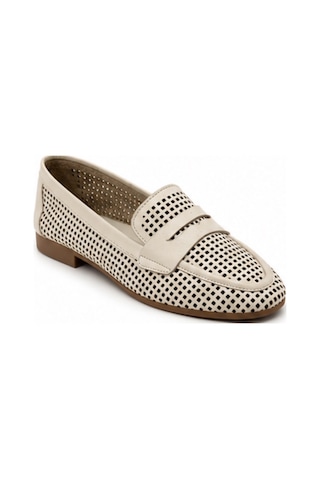 N Napa Shoe Np.22201.krem Deri Babet