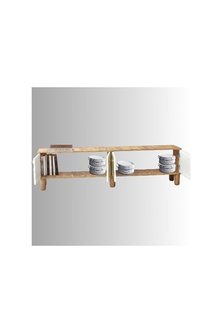 Lidya Duvar Ünitesi - Atlantik Çam - Krem Atlantik Çam - Krem