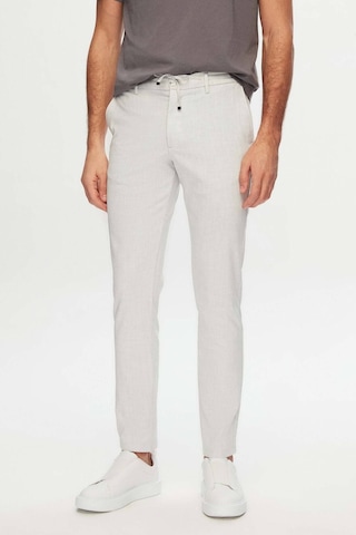 D's Damat Ds Damat Slim Fit Taş Beli Lastikli Bağcıklı Fermuarlı Likralı Rahat Jogger Pantolon 2HC03ORTJGR01 Taş