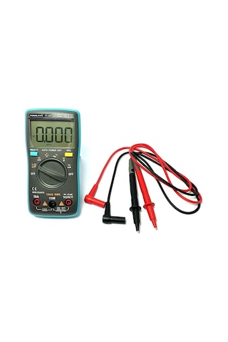 Toolfıx Tf-101 Işıklı Dijital Multimetre Ölçü Aleti True Rms