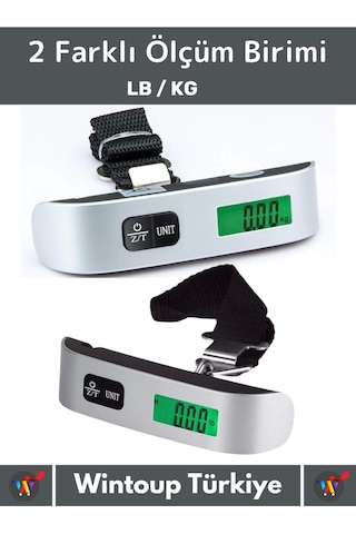 Premium Taşınabilir Seyahat Bavul Ağırlık Tartı Dijital Lcd Ekran Kompakt Bagaj Tartısı Max 50 Kg Çok Renkli