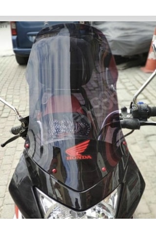 Honda Cbf 150 Ön Cam Tur Camı Füme Renk 50 cm SAYDAM FÜME