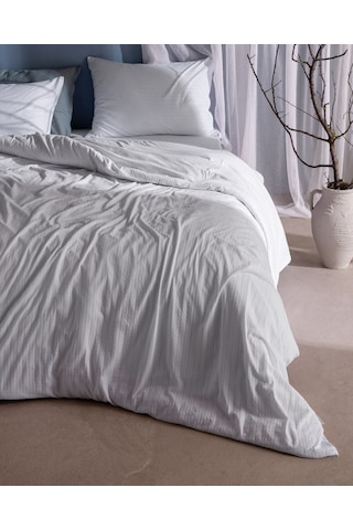 Madame Coco Marlene Tek Kişilik %100 Pamuk Penye Lastikli Nevresim Takımı - Beyaz 8684427198902 Beyaz