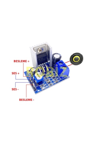 Tda2030A Amfi Modül-6V 22V 35W Müzik Ses Yükseltici Kart