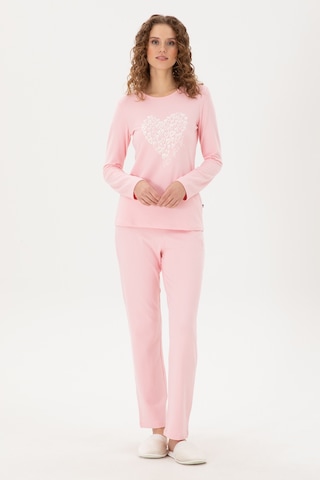 U.s. Polo Assn. Kadın Pembe Pijama Takım 50303414-vr041 Pembe