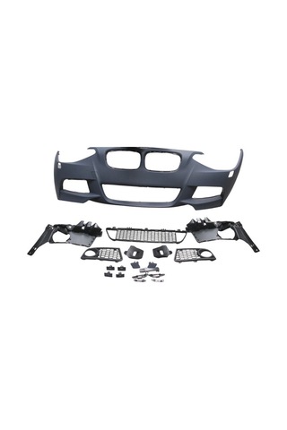 Bmw 1 Serı F20 12/15 Ön Tampon Astarlı Sis D.li Kapak/ızgralı Takım/f.yık.lı/sensör Dlikli Mtech