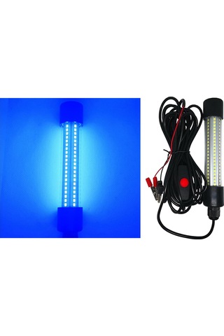 Suntek 12 V Led Sualtı Dalgıç Balıkçılık Işık Kalamar Mavi