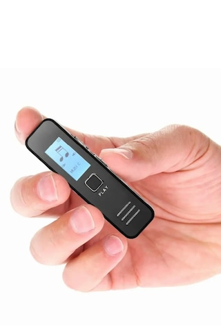 Kingboss Kb60 Dijital Mini Ekranlı 32gb Ses Kayıt Cihazı Mp3 Çala